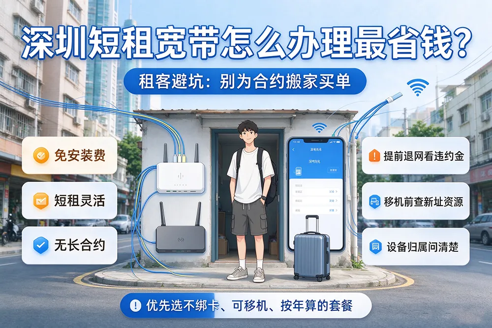 搬家宽带怎么办？深圳宽带移机流程及收费全知道